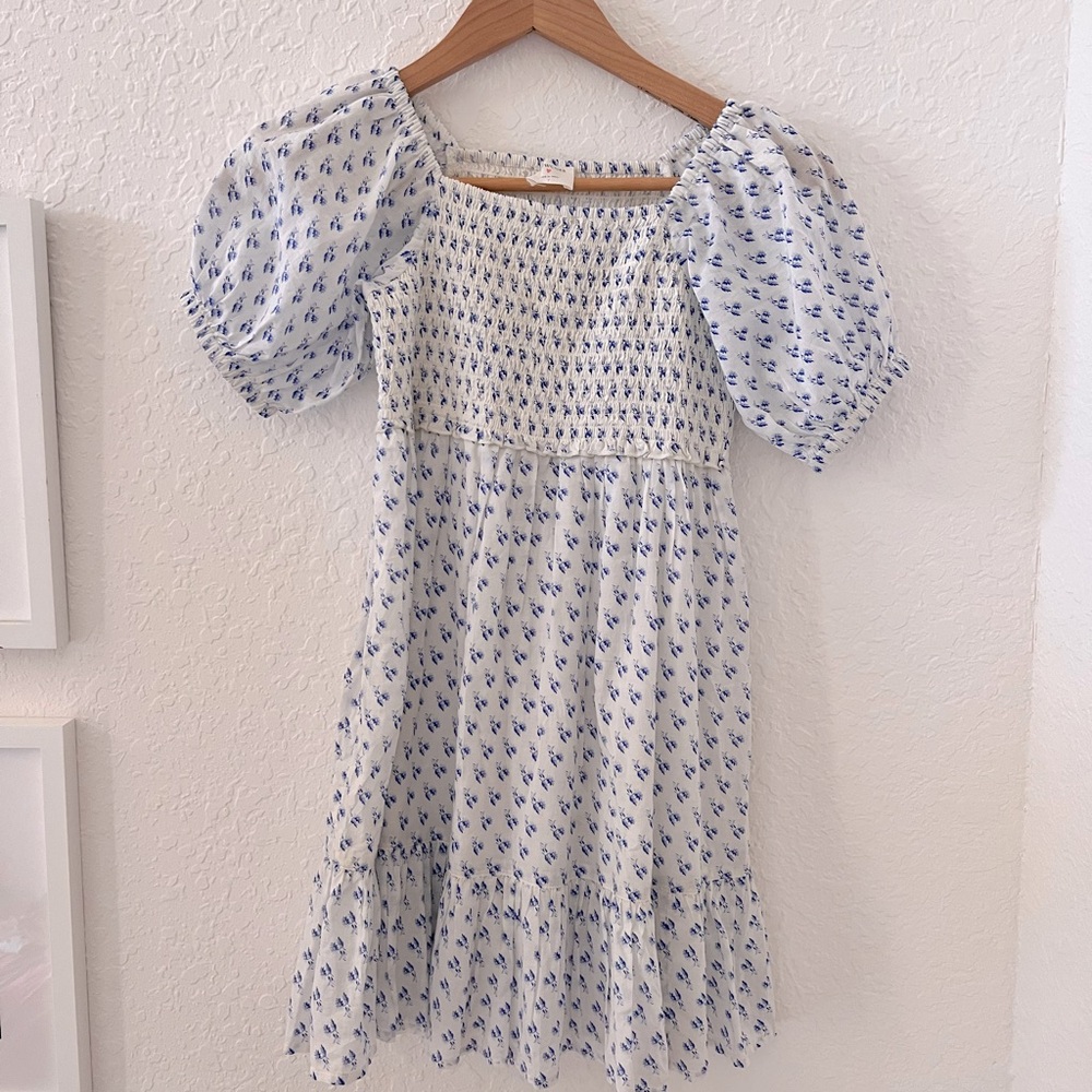 Crewcuts puff sleeve dress